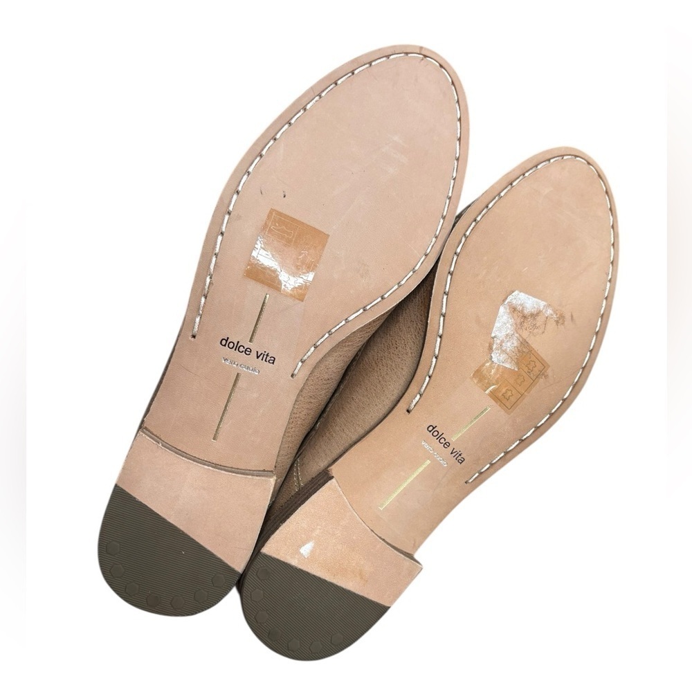 Dolce Vita Volterra Womens Leather Moc Toe Oxfords Tan Size 7.5 - Picture 8 of 10